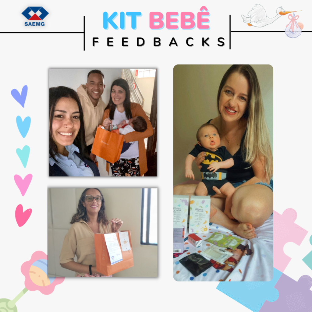 Kit bebê com retornos positivos das mamães associadas